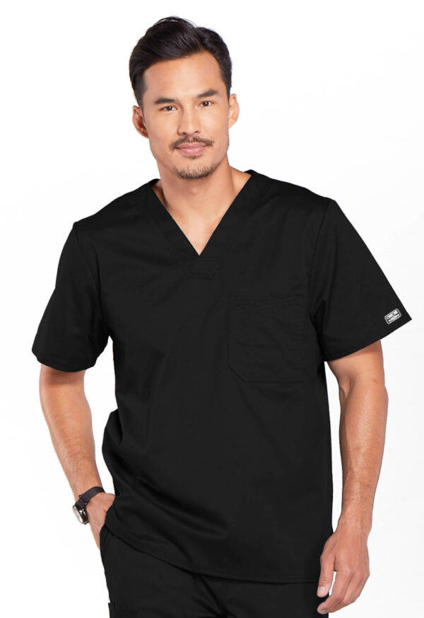 Élite Medical House - Camisa Del Uniforme Médico Hombre Unicolor Cherokee Ww Core Stretch 4743 Blkw