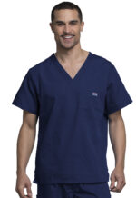 Élite Medical House - Camisa Del Uniforme Médico Hombre Unicolor Cherokee Ww 4789 Navw