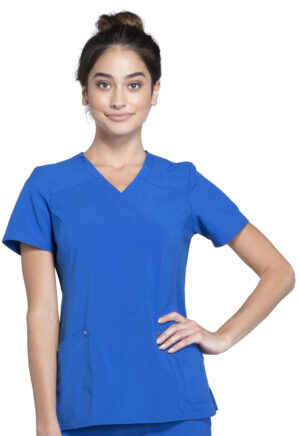 Élite Medical House - Blusa Del Uniforme Médico Mujer Unicolor Cherokee Iflex Ck680 Roy