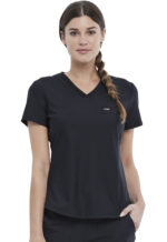 Élite Medical House - Blusa Del Uniforme Médico Mujer Unicolor Cherokee Form Ck819 Blk