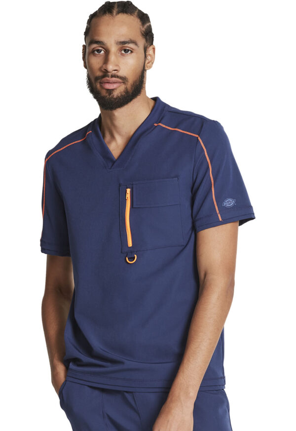 Élite Medical House - Camisa Del Uniforme Médico Hombre Unicolor Dickies Dynamix Dk778 Nav