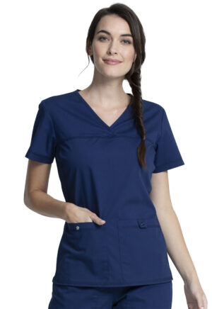 Élite Medical House - Blusa Del Uniforme Médico Mujer Unicolor Cherokee Ww Professionals Ww2968 Nav