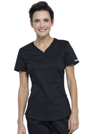 Élite Medical House - Blusa Del Uniforme Médico Mujer Unicolor Cherokee Ww Revolution Ww601 Blk