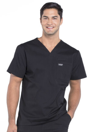 Élite Medical House - Camisa Del Uniforme Médico Hombre Unicolor Cherokee Ww Professionals Ww675 Blk