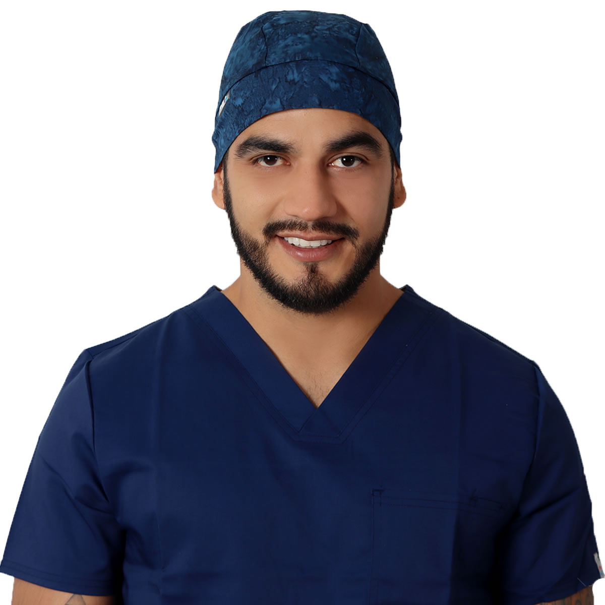 Gorro médico Hombre Algodón Azul Oscuro marca Health Company HC_HEALT_AZULO Elite Medical House
