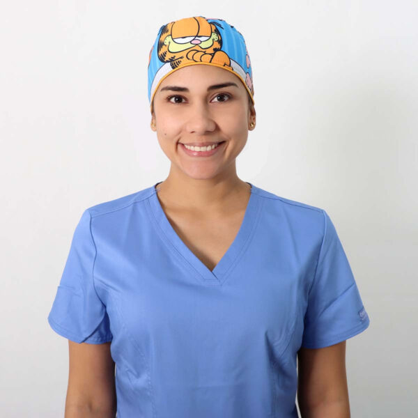 Elite Medical House - Gorro médico Mujer Antifluido Garfield marca Elite HL_GARF_C