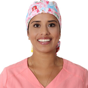 Elite Medical House - Gorro médico Mujer 100% Algodón Princesas2 marca Helath Company HL_HEALT_PRINC2