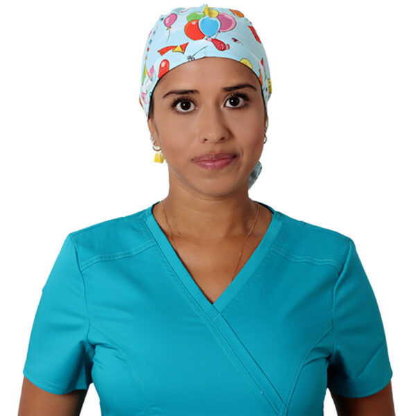 Elite Medical House - Gorro médico Mujer 100% Algodón Winnie Pooh marca Helath Company HL_HEALT_WIPOO