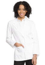 Élite Medical House - Bata médica mujer unicolor cherokee fashion white lab coat 2317 whtc
