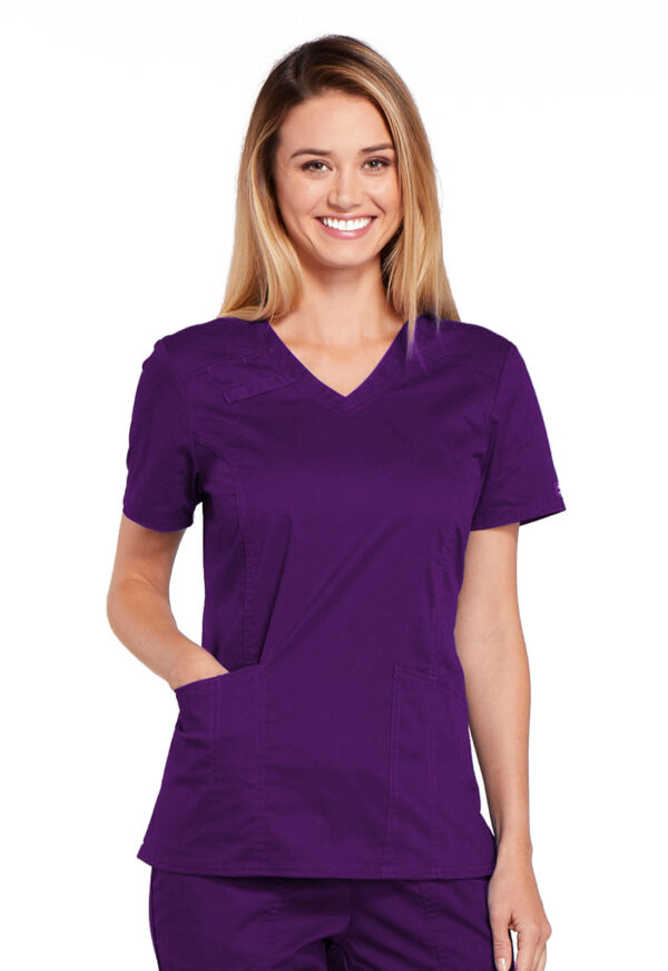 Élite Medical House - Blusa del uniforme médico mujer unicolor cherokee ww core stretch 4710 eggw