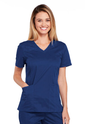 Élite Medical House - Blusa del uniforme médico mujer unicolor cherokee ww core stretch 4710 navw