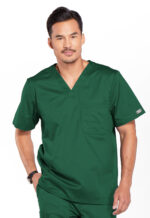 Élite Medical House - Camisa del uniforme médico hombre unicolor cherokee ww core stretch 4743 hunw