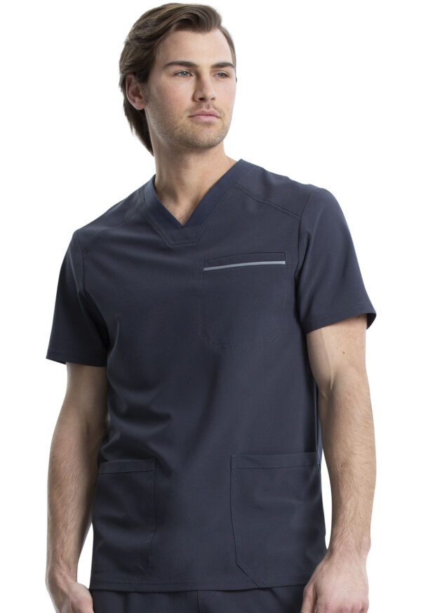 Élite Medical House - Camisa del uniforme médico hombre unicolor cherokee iflex ck661 pwt