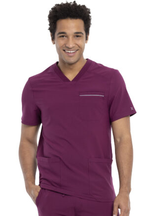 Élite Medical House - Camisa del uniforme médico hombre unicolor cherokee iflex ck661 win