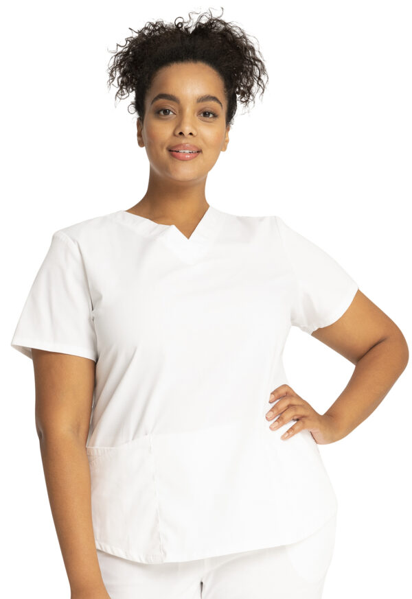 Élite Medical House - Blusa del uniforme médico mujer unicolor cherokee ww professionals ww665 wht
