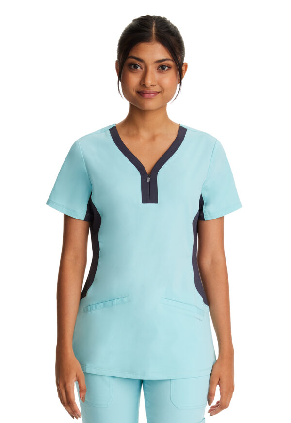Élite Medical House - Blusa del uniforme médico mujer estampado healing hands 2270 sebrk