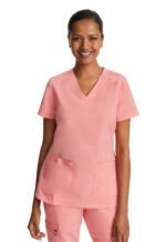 Élite Medical House - Blusa del uniforme médico mujer unicolor healing hands hh purple label 2320 melon