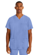 Élite Medical House - Camisa del uniforme médico hombre unicolor healing hands hh purple label 2331 ceil