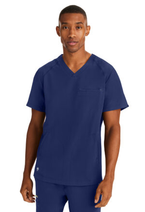 Élite Medical House - Camisa del uniforme médico hombre unicolor healing hands hh 360 2380 navy
