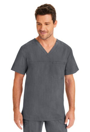 Élite Medical House - Camisa del uniforme médico hombre unicolor healing hands hh purple label 2330 heagr