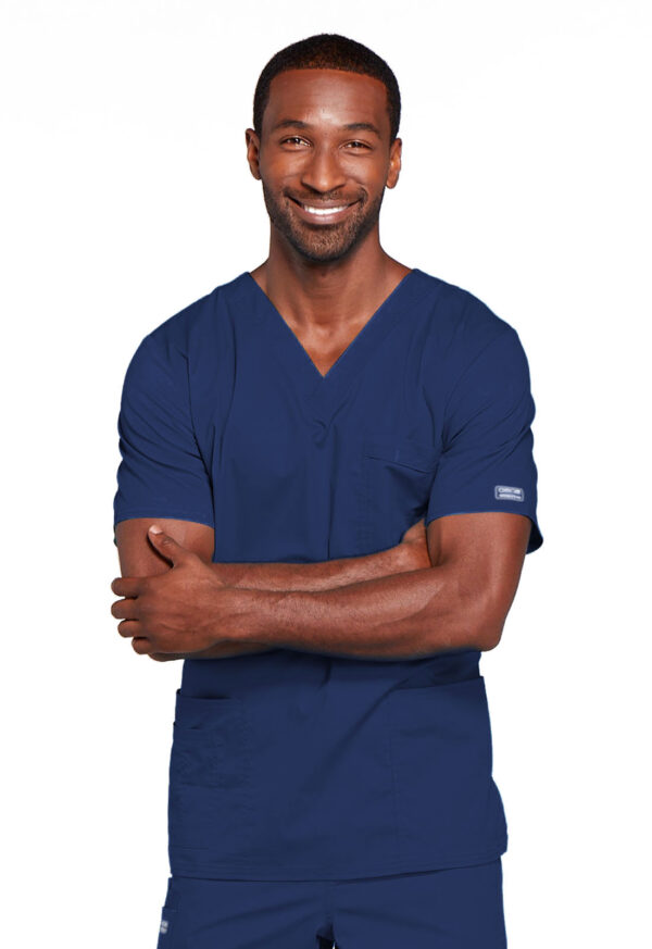 Élite Medical House - Camisa del uniforme médico unisex unicolor cherokee ww core stretch 4725 navw