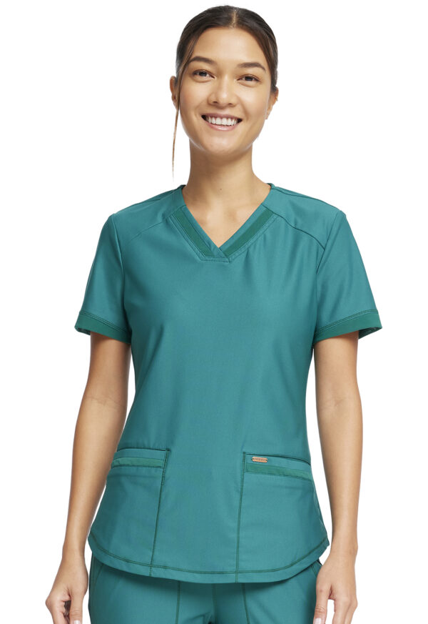 Élite Medical House - Blusa del uniforme médico mujer unicolor cherokee form ck840 hun