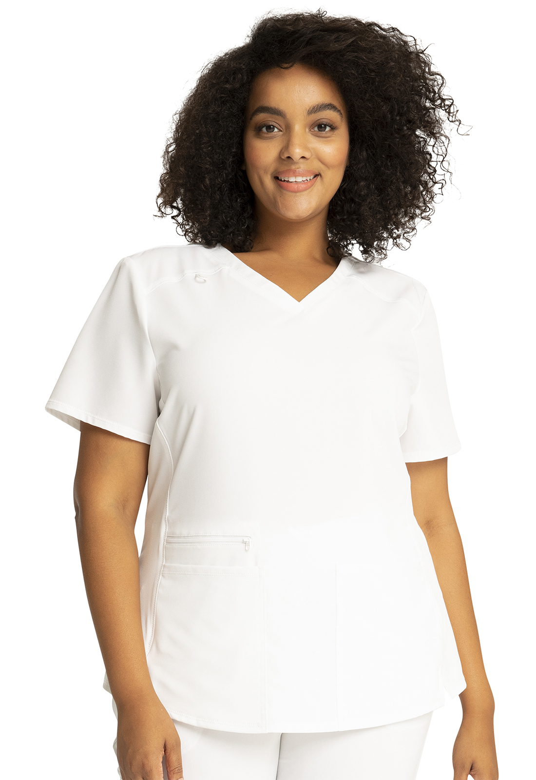 Élite Medical House - Blusa del uniforme médico mujer unicolor cherokee allura cka685 wht
