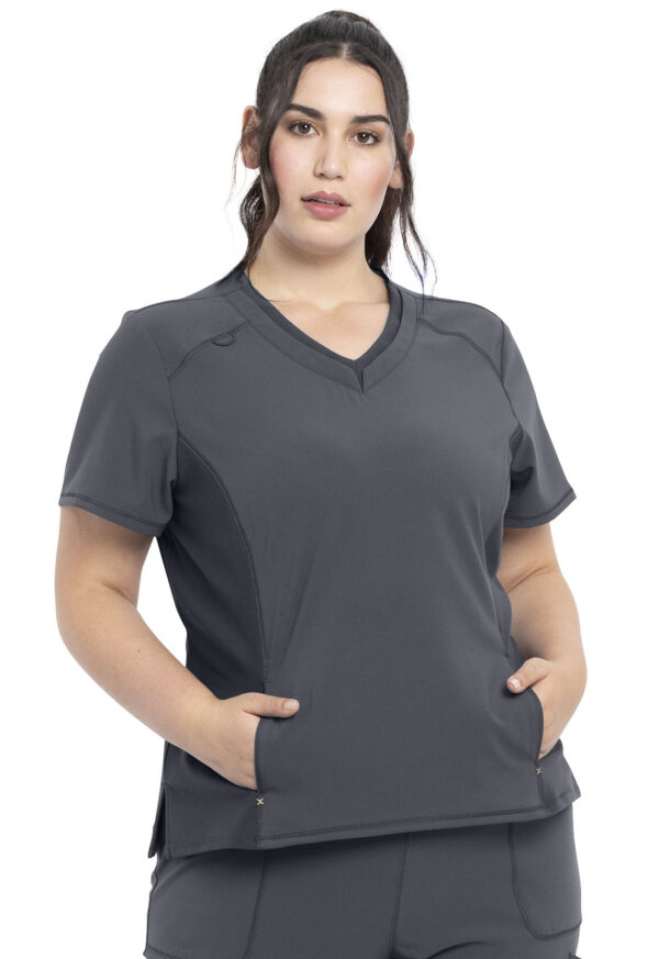 Élite Medical House - Blusa del uniforme médico mujer unicolor cherokee iflex ckk650 pwt