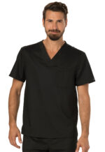Élite Medical House - Camisa del uniforme médico hombre unicolor cherokee ww revolution ww690 blk